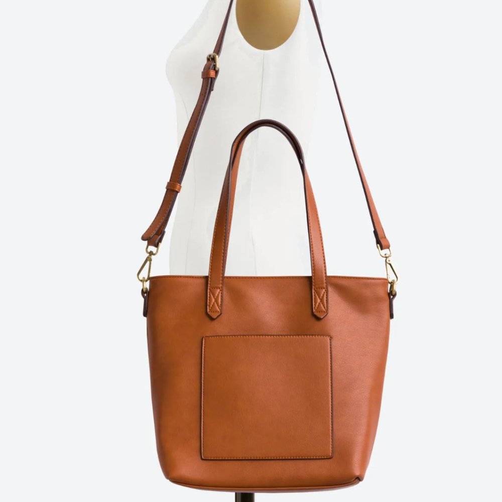 Street Level | Tan Tote Bag - Picture 3 of 13
